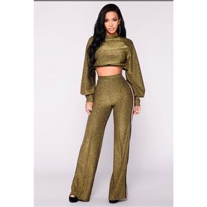 Shimmering fashion nova set